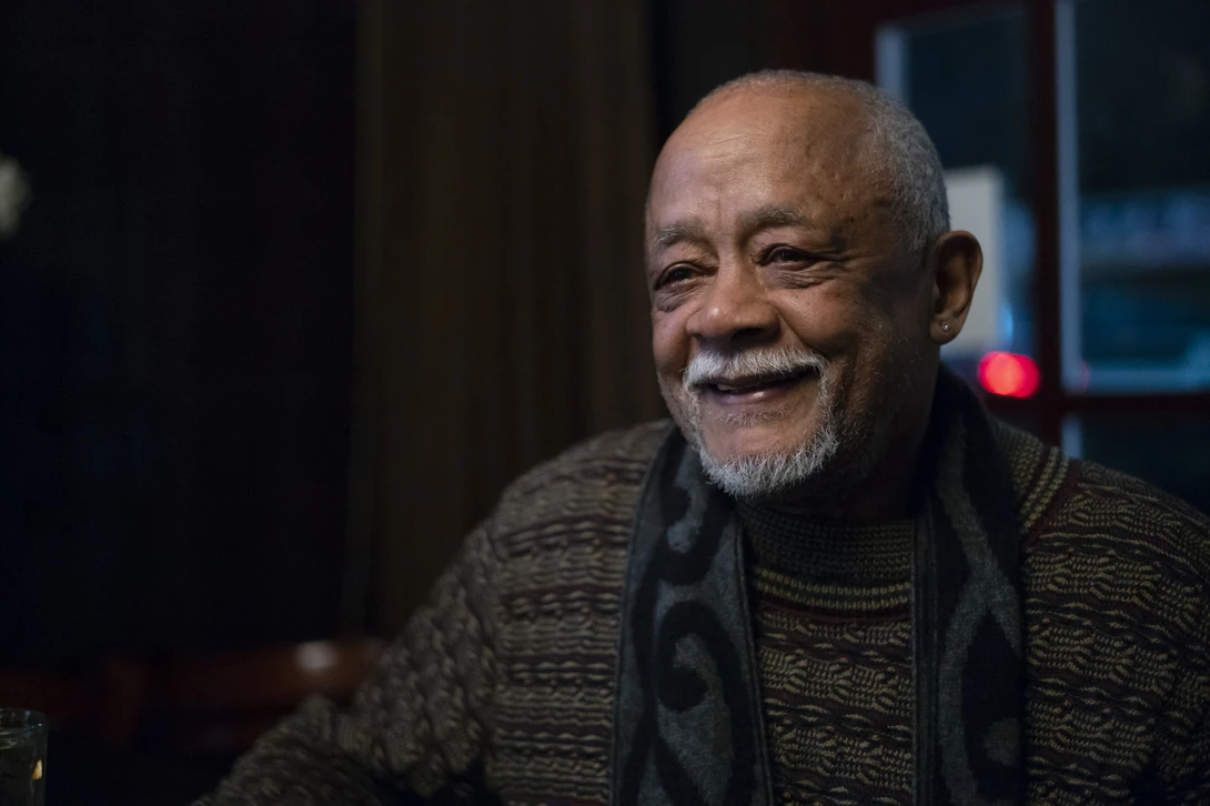 Portrait of a stranger in a bar.