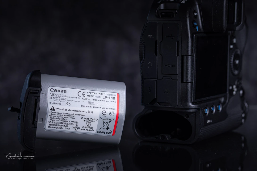 The large battery offers the necessary power. You are able to use the older batteries as well.