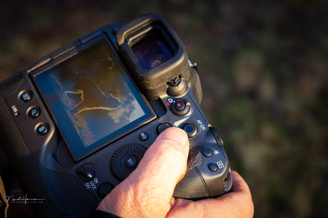 There are four ways to place the AF point in the frame. The Smart Controller on the AF-ON button is a great functionality.