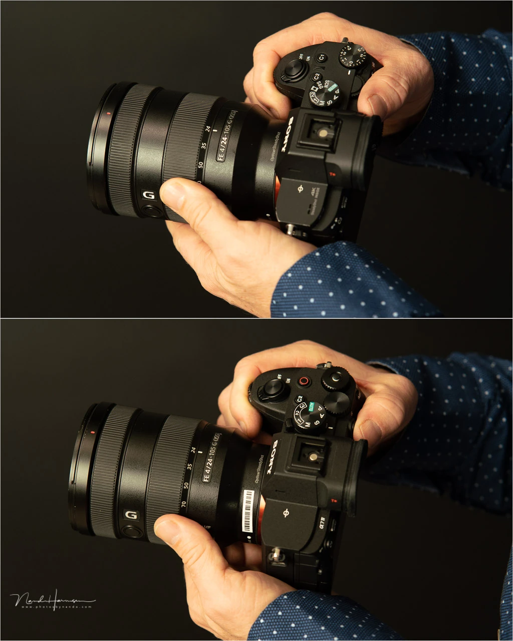 The larger grip and thinker body makes the Sony A7 IV much&nbsp;more comfortable to hold.