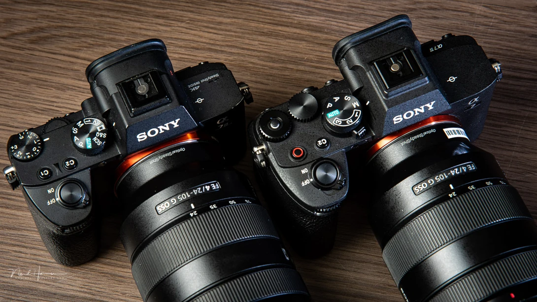 The version III next to the version IV. The body design is much improved.