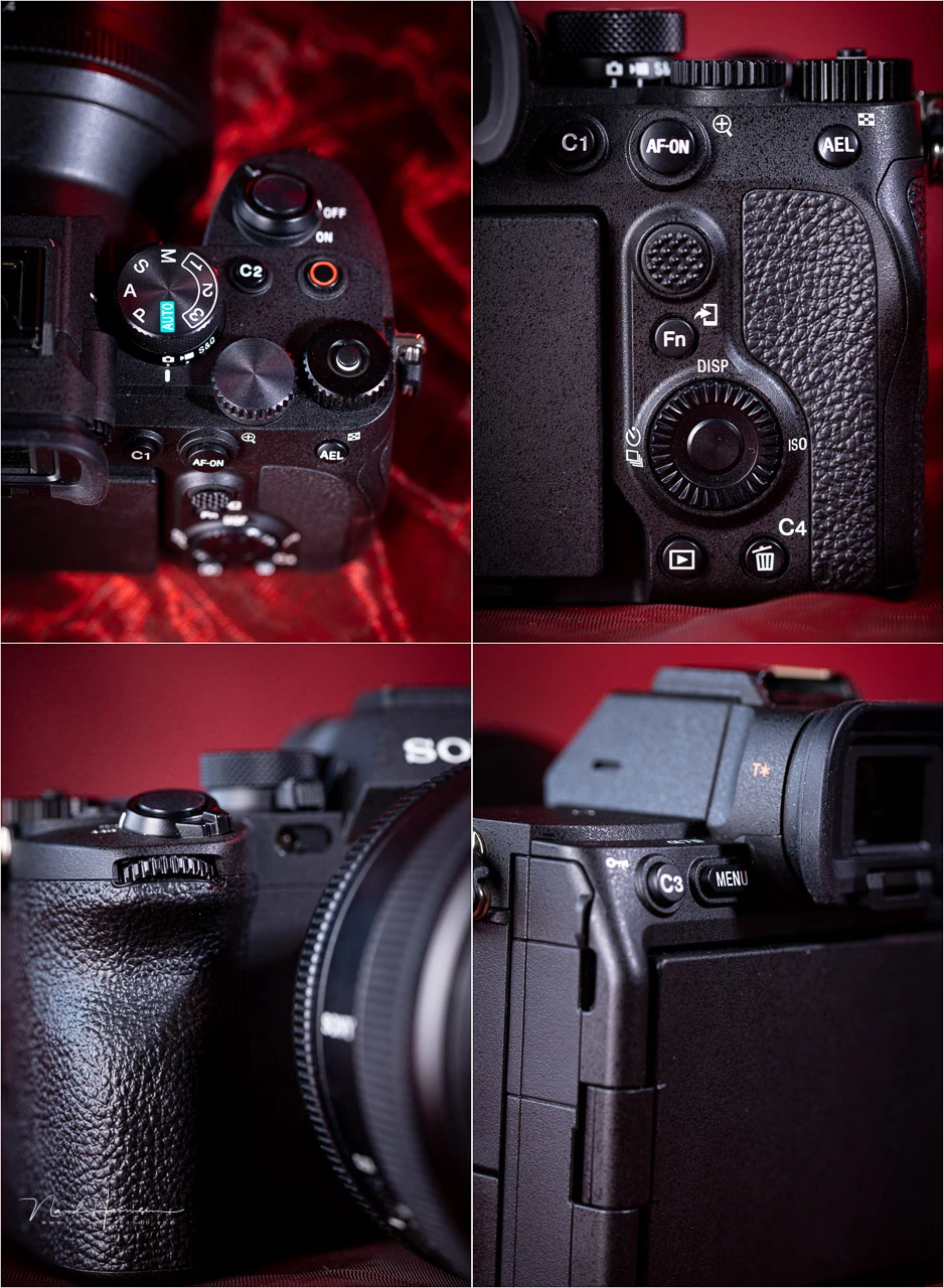An overview of the buttons and dials on the Sony A7 IV