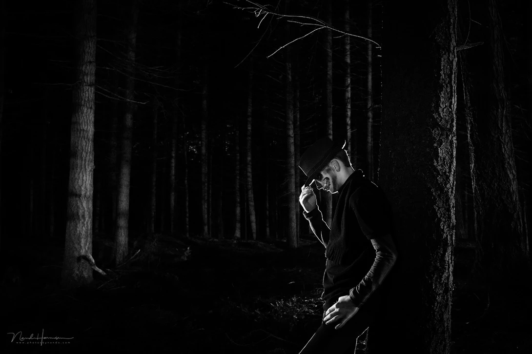 During another shoot, this time with my son during Halloween, I began to think of a simple solution for shooting a night photo.