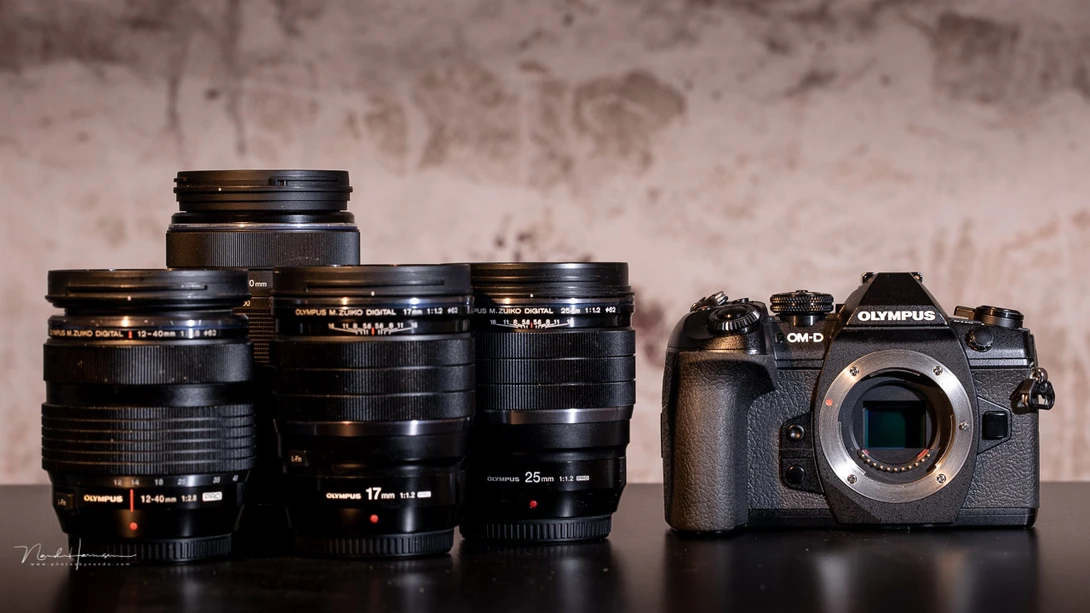 The Olympus M43 system is small and light weight. This set of four lenses can be fitted into a small shoulder bag, together with the camera and a filter set. Isn't that great? The image quality produced by this camera is great.