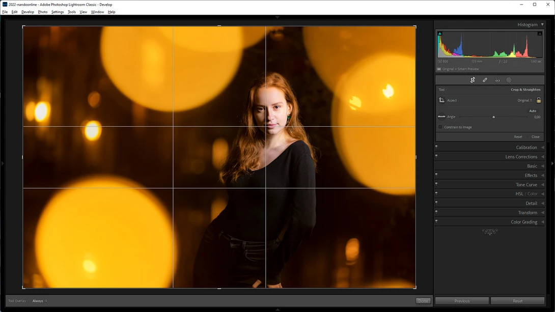 The golden ratio is a great help when distribute elements throughout the frame