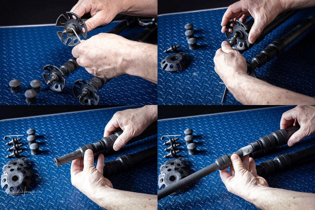 You may need an Allen key to remove spikes.