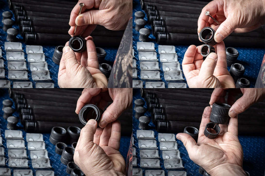 Remove the retainer inside the twist-lock as well