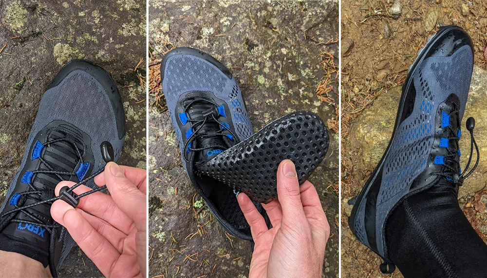 Aqua X Sport Lacing and Sole