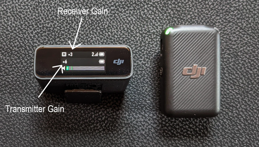 DJI Receiver And Transmitter Gain
