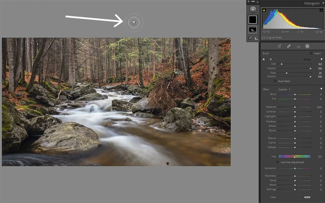 Lightroom Brush Trick