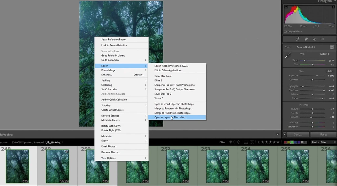 Lightroom to Photoshop