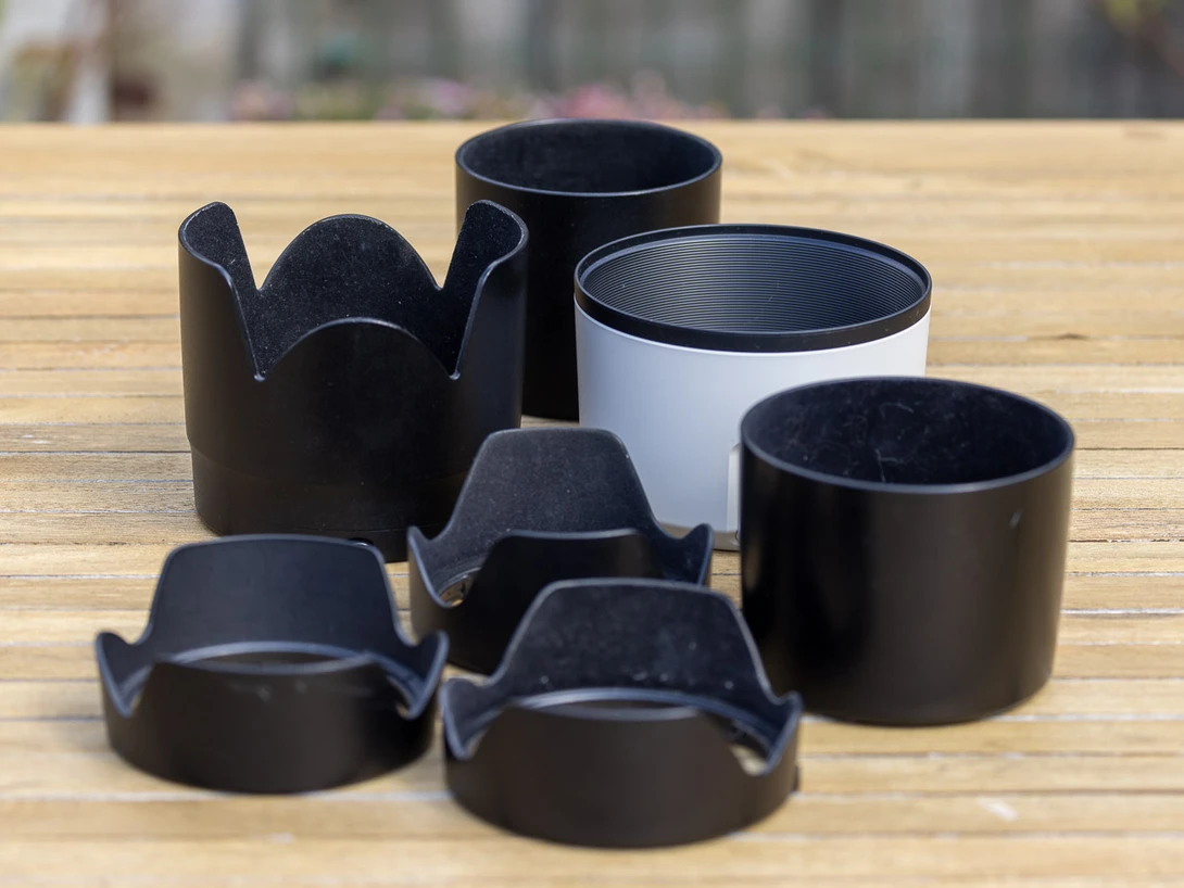Make sure you use the right lens hood for your lens. A wrong one will often lead to vignetting.