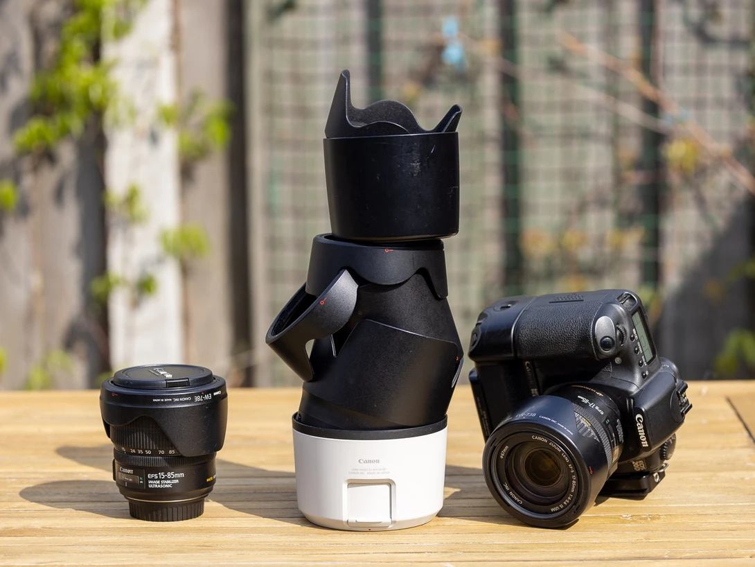 Lens hoods in all shapes and sizes. Should you use one, or not?