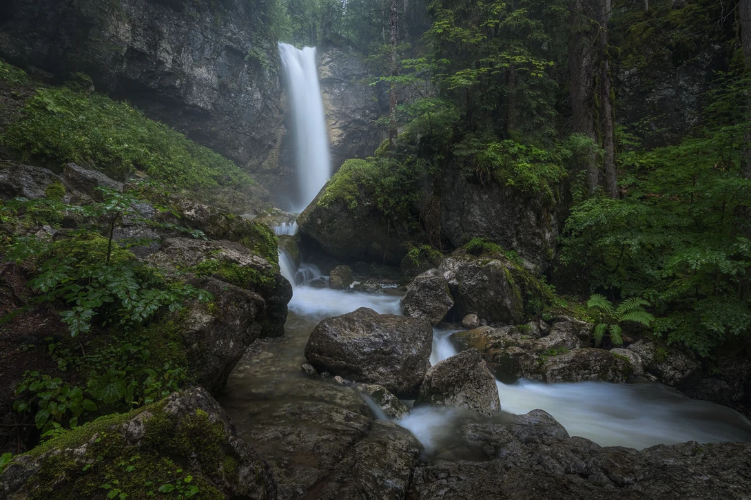 Moody Waterfall in Germany