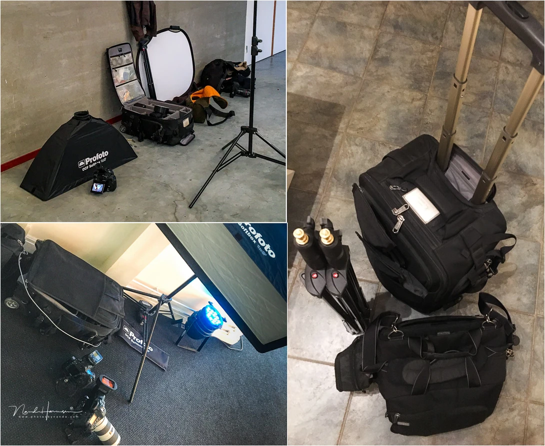 A couple of behind the scenes images of the Thinktank Airport Security V2 in use.