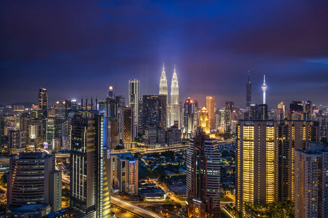 Kuala Lumpur Skyline from Expressionz Suites