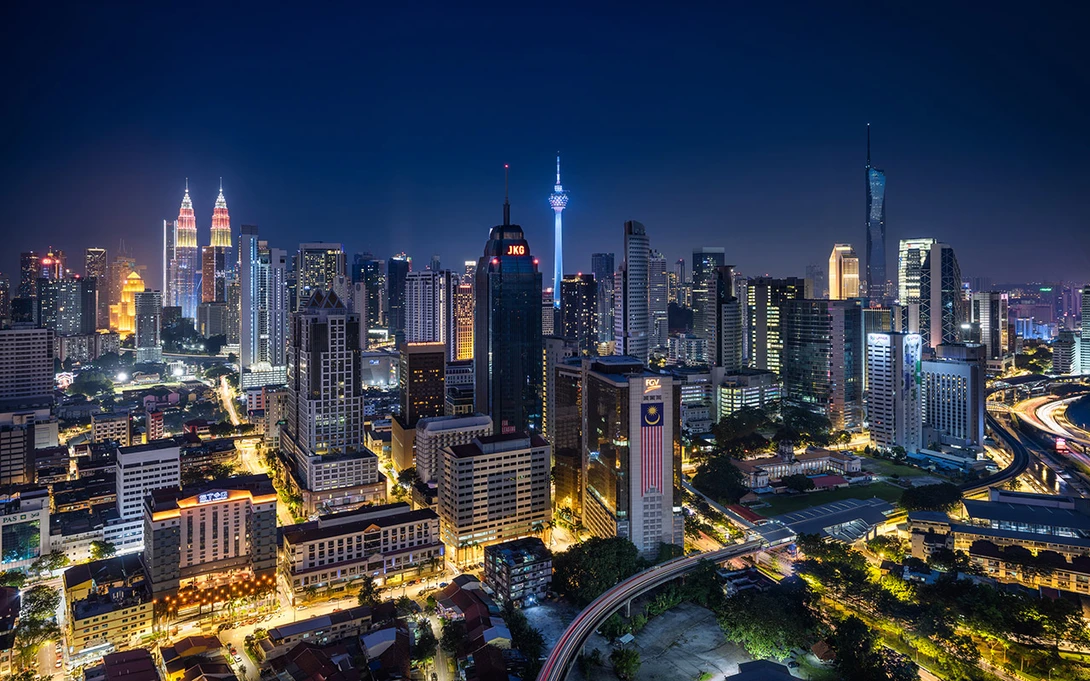 Kuala Lumpur Skyline from Regalia Suites