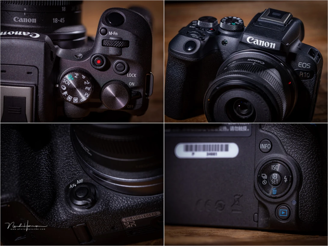 The design and ergonomics are familiar. There are a few new things like the AF/MF switch, which is a nice addition.