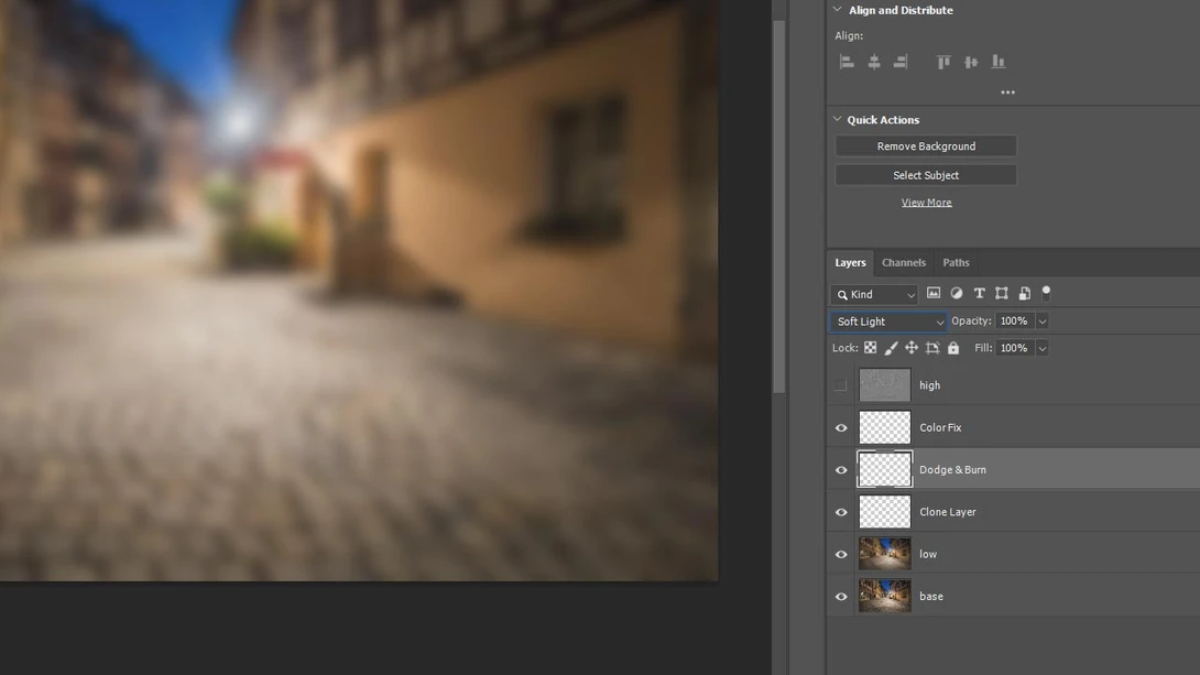 Shadow Removal Layer Setup