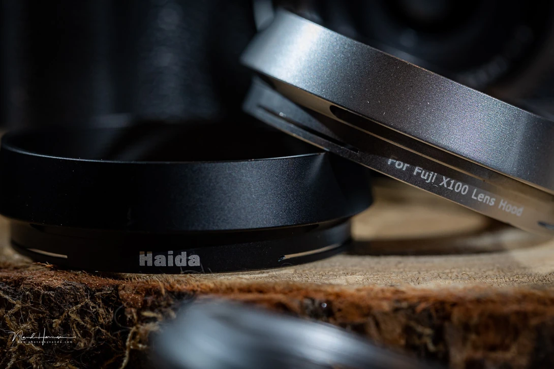 The Haida lens hood is an exact copy of the original Fujifilm lens hood.