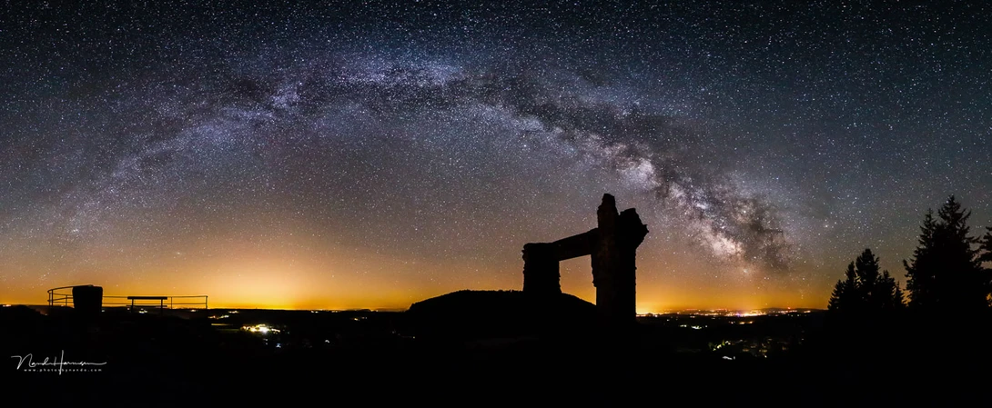 For this Milky Way panorama shot I used ISO 12,800&nbsp; with my Canon EOS 5D mark IV. For website use the noise isn't visible.