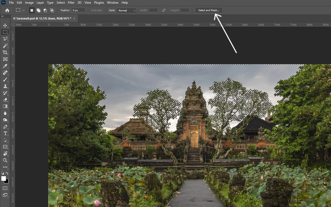 Photoshop Select and Mask