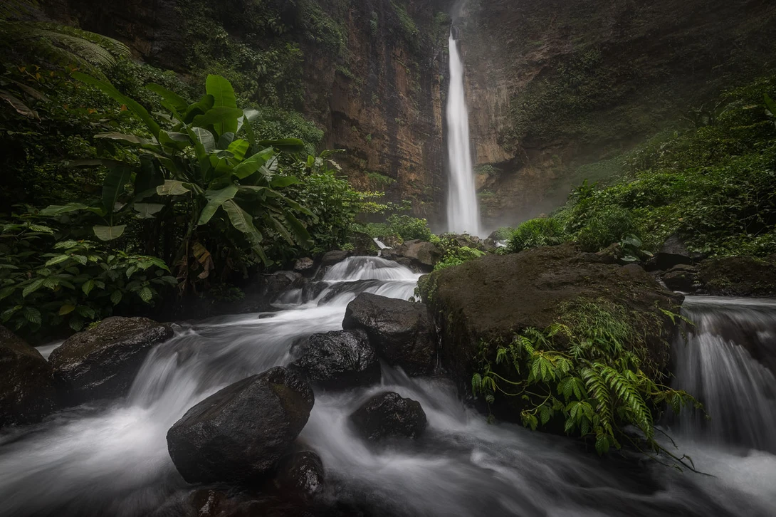 Kapas Biru Waterfall
