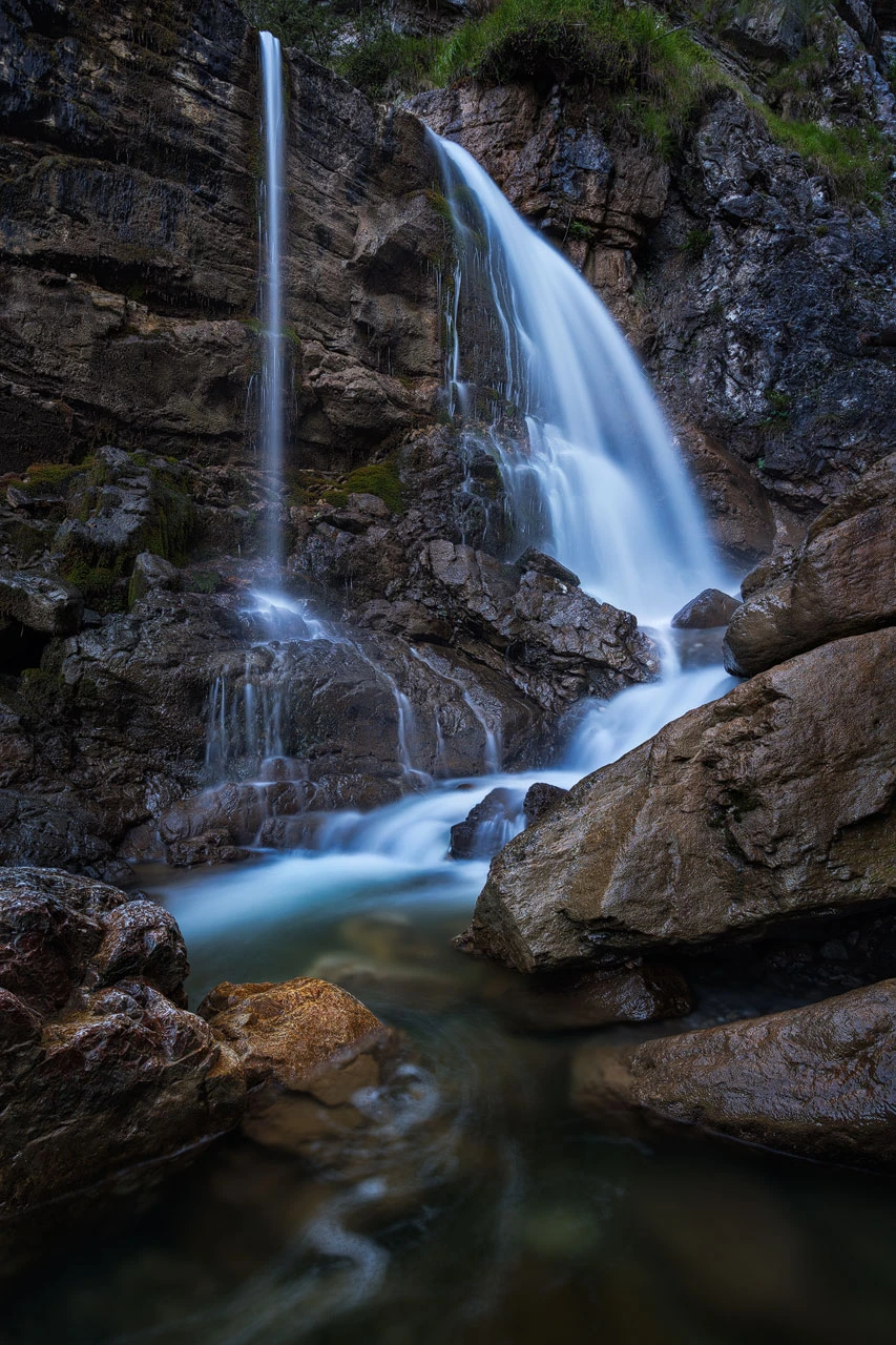 Kuhflucht Cascade Blue Hour
