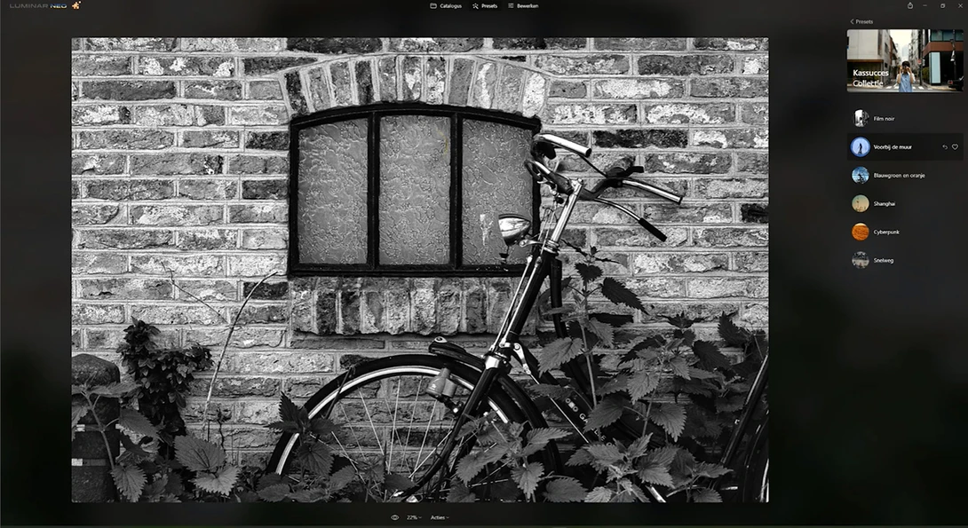 Finding the right preset in Luminar can be difficult, even with the image recognition software.