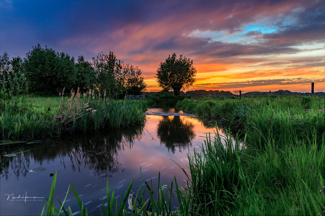 I visited the location at sunset. The weather obscured the sunset, but the twilight colors were amazing.&nbsp;
