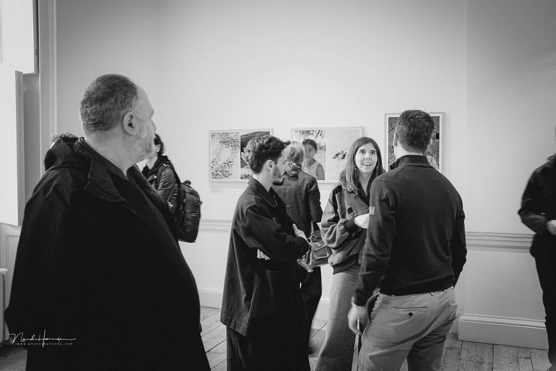 Marisol Mendez from Bolivia &amp; Federico Kaplan from Argentina at Somerset House talking about their series Miruku.