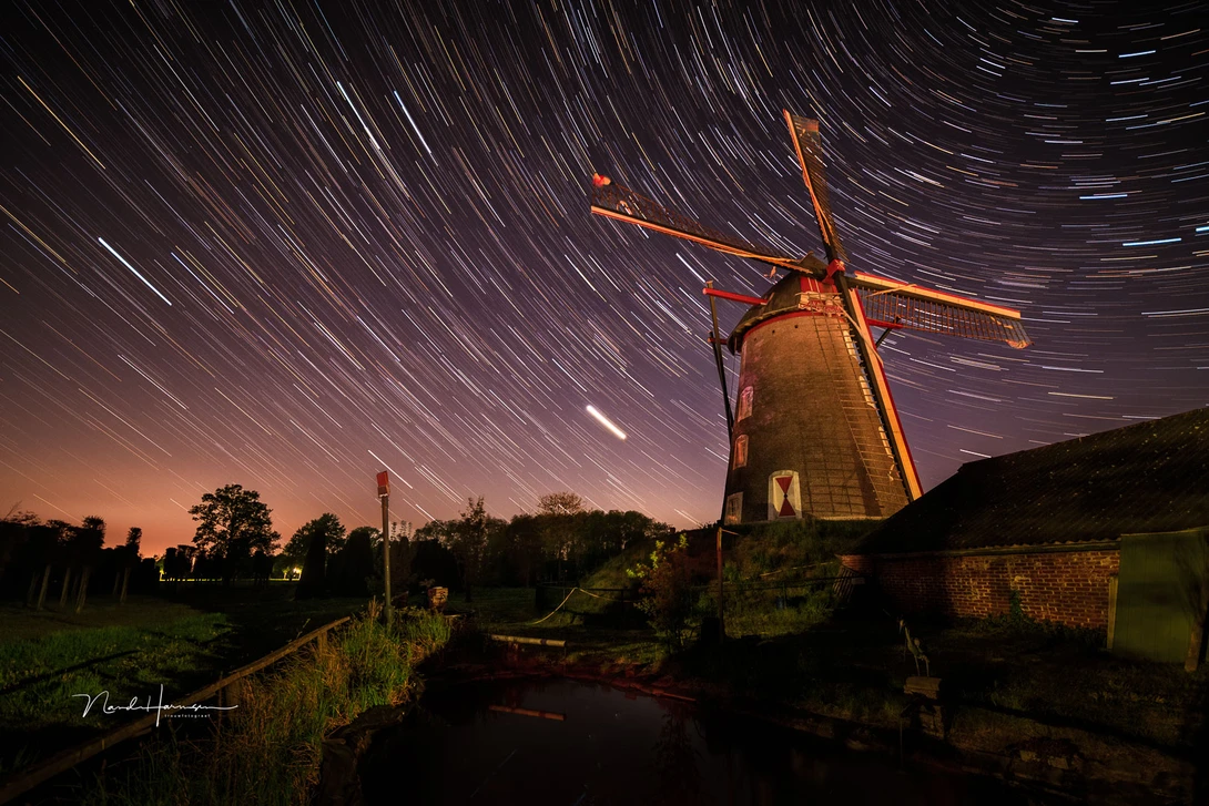 Try to find a subject for your startrails. It can make your image more interesting compared to a simple silhouette.