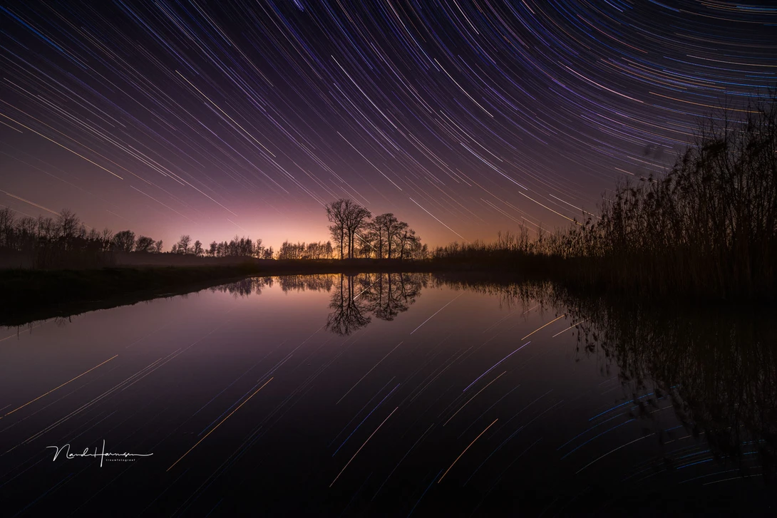 I used to believe half an hour was enough for a nice result, but longer startrails will improve the image. Keep shooting for at least one hour, or even longer.