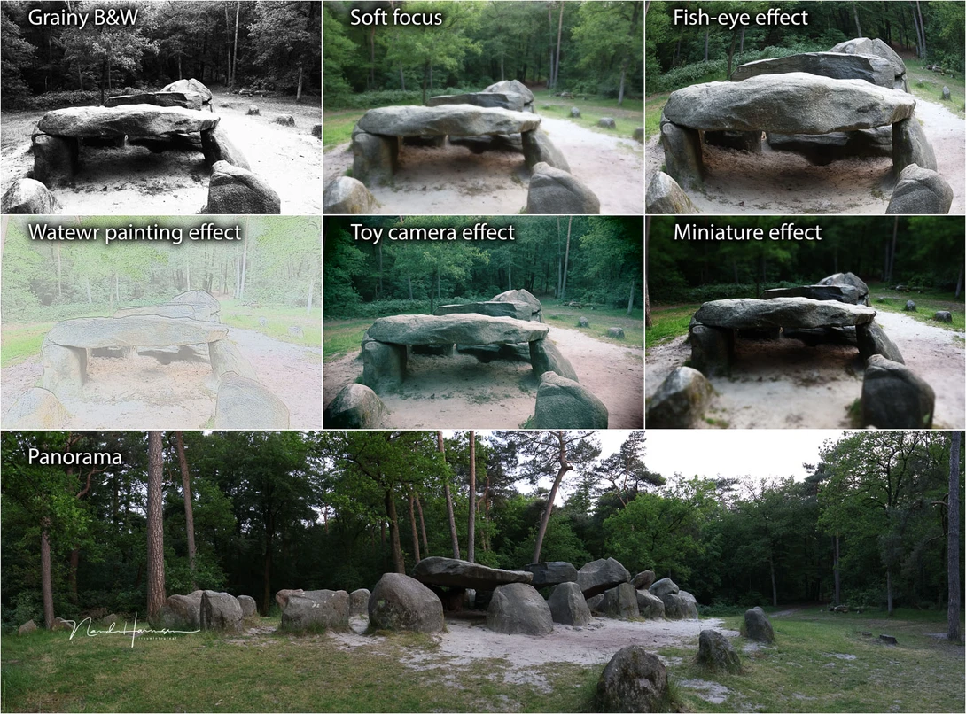 I find the Canon EOS R50 aimed at the jpeg photographer. These are a few of the creative settings that are available.