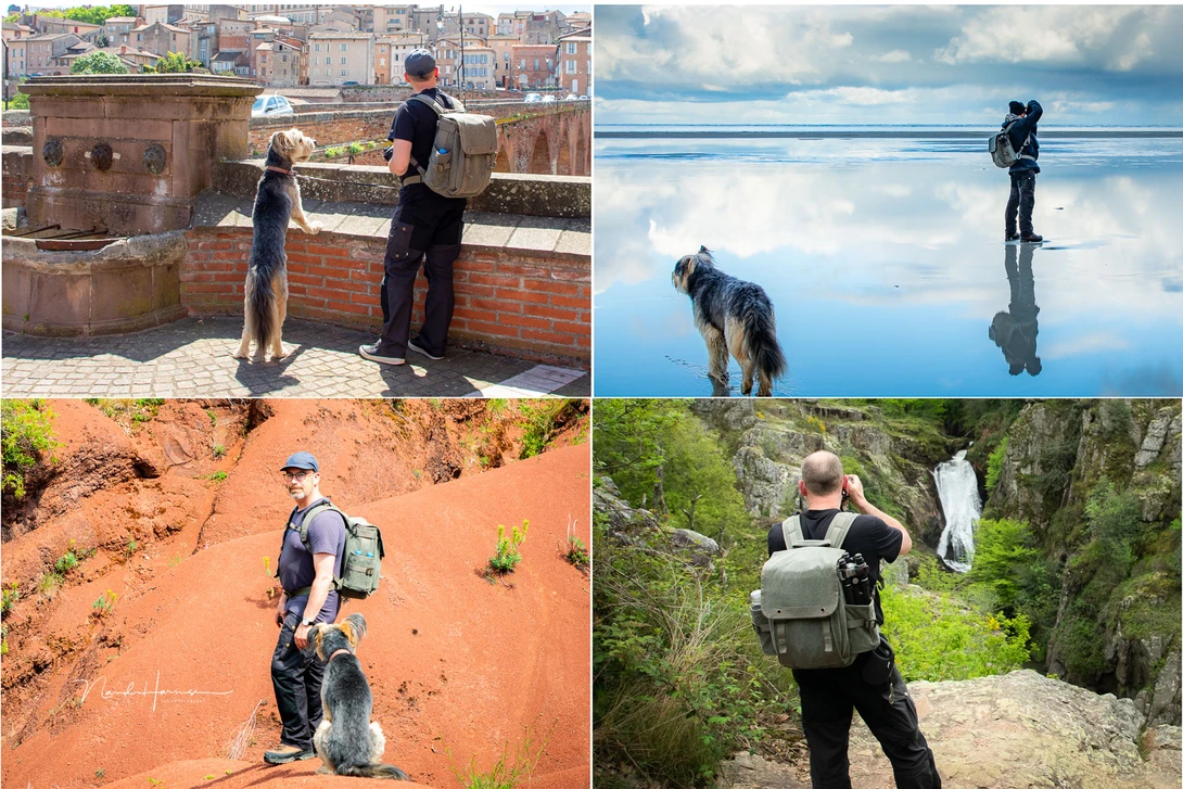 Four instances when I used the backpack.
