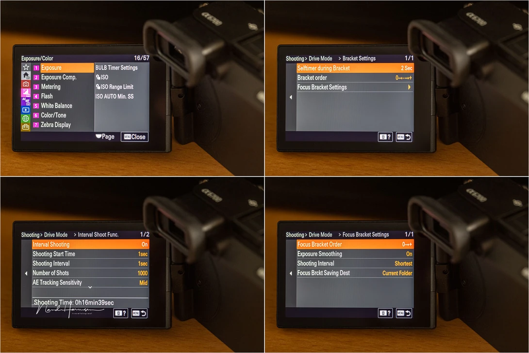 A couple of options that are available for photography.&nbsp;