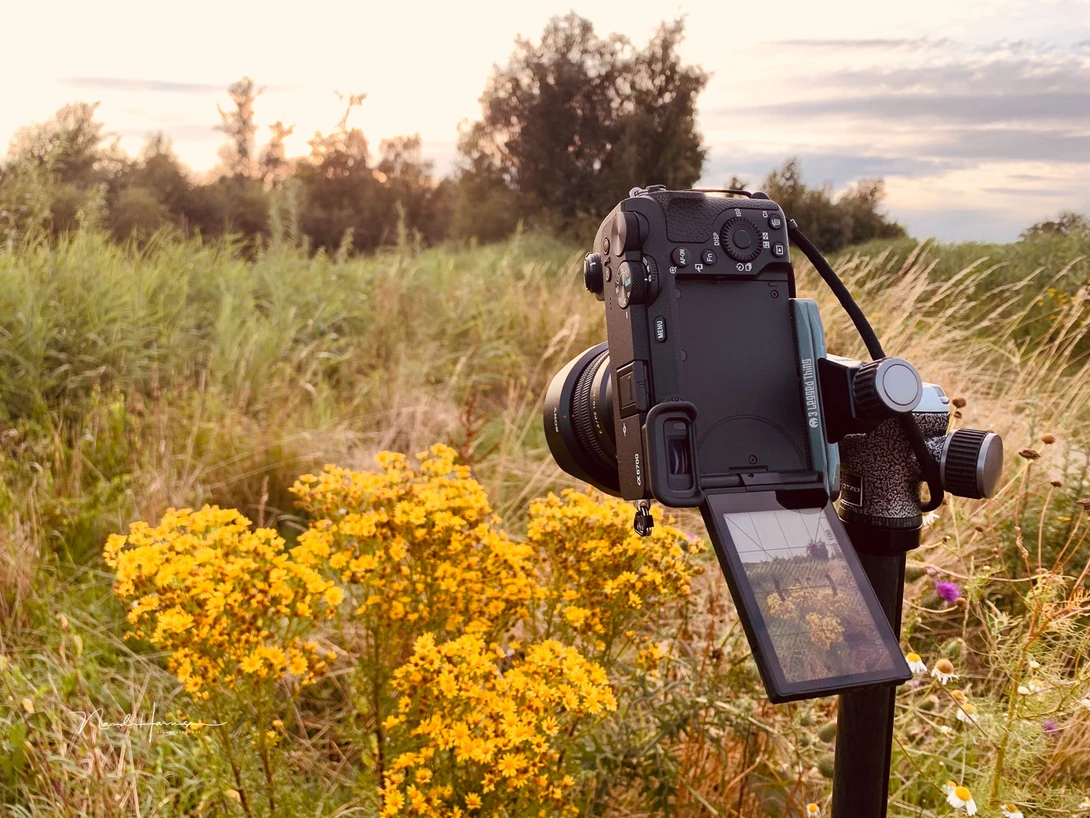 In the field shooting a exposure bracketing. Although it's in jpeg, a HDR can be generated without problem.