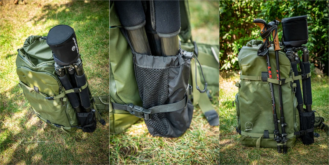 Add a tripod and more to the exterior of the Action X50.&nbsp;