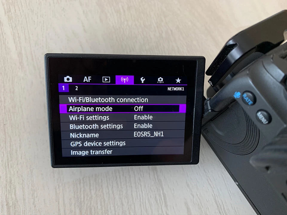 When using wireless connections with your camera, the airplane mode suddenly makes a lot of sense.