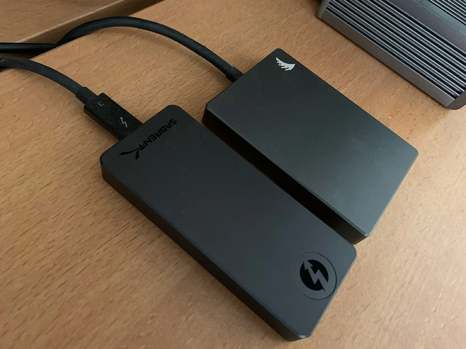 I have an 2TB external SSD for my catalog and smart previews. This one is by Sabrent and supports an extremely fast data transfer.&nbsp;