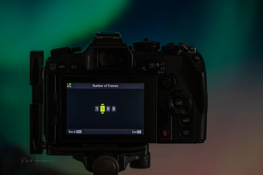 Olympus works a bit different. The interval you have set will start counting after every image that is taken.&nbsp;