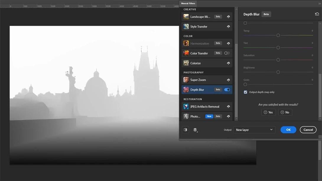 Depth Map in Photoshop