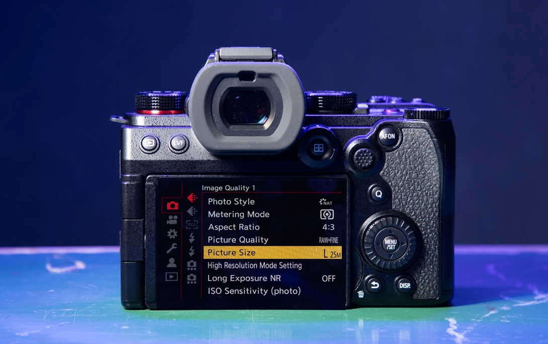 Some of the basic settings on the Panasonic Lumix DC-G9 II