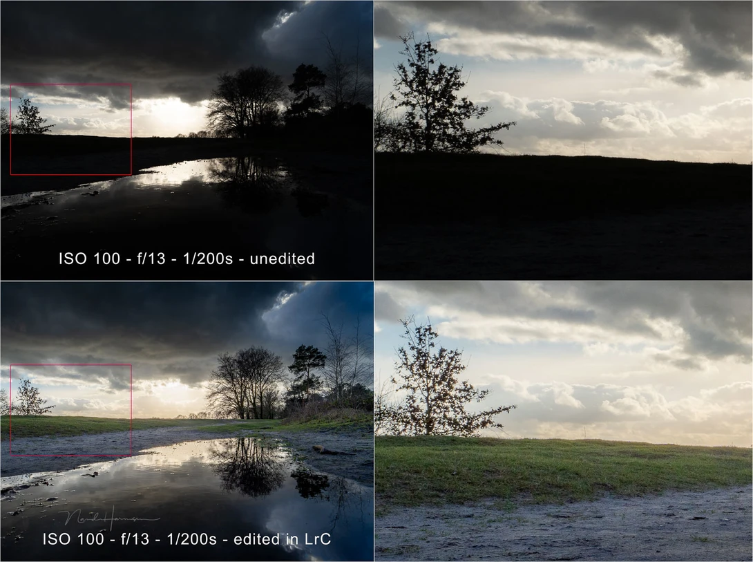 An example of using the dynamic range capacities of the Lumix G9 II in real life. No additional noise filtering is used.