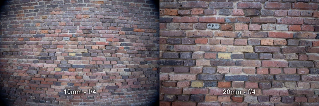 The distortion of the Canon RF 10-20mm f/4L is severe. Lens correction solves most of the problems.