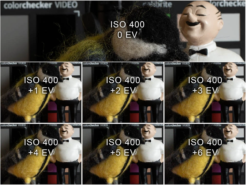 Underexposed images from the A7C II, corrected in Lightroom Classic. The examples are crops from the full size RAW files.