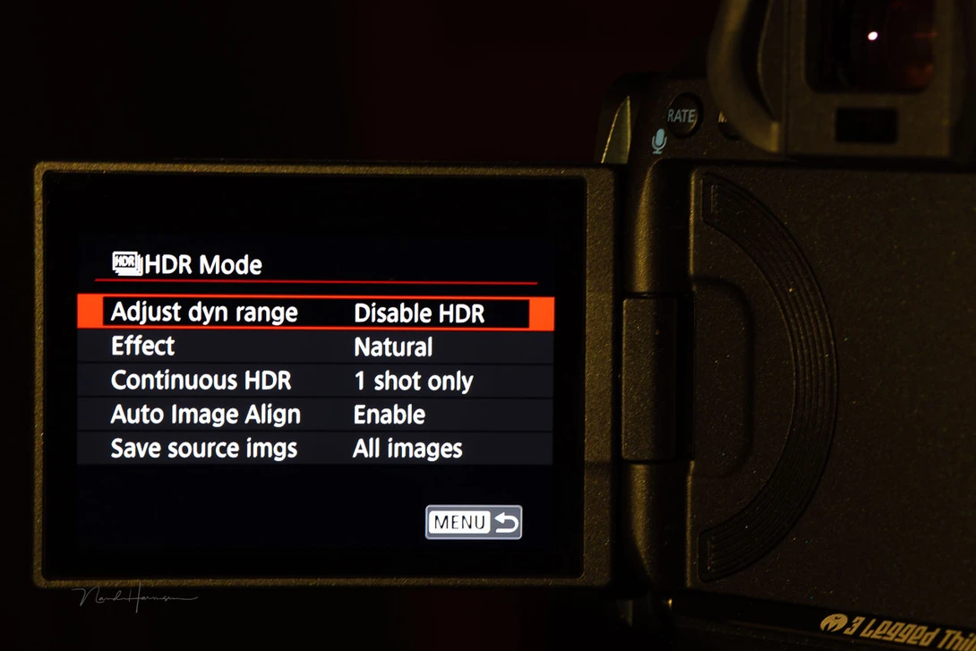When the dynamic range of the scenery is too large, try to use the HDR function if it's available.