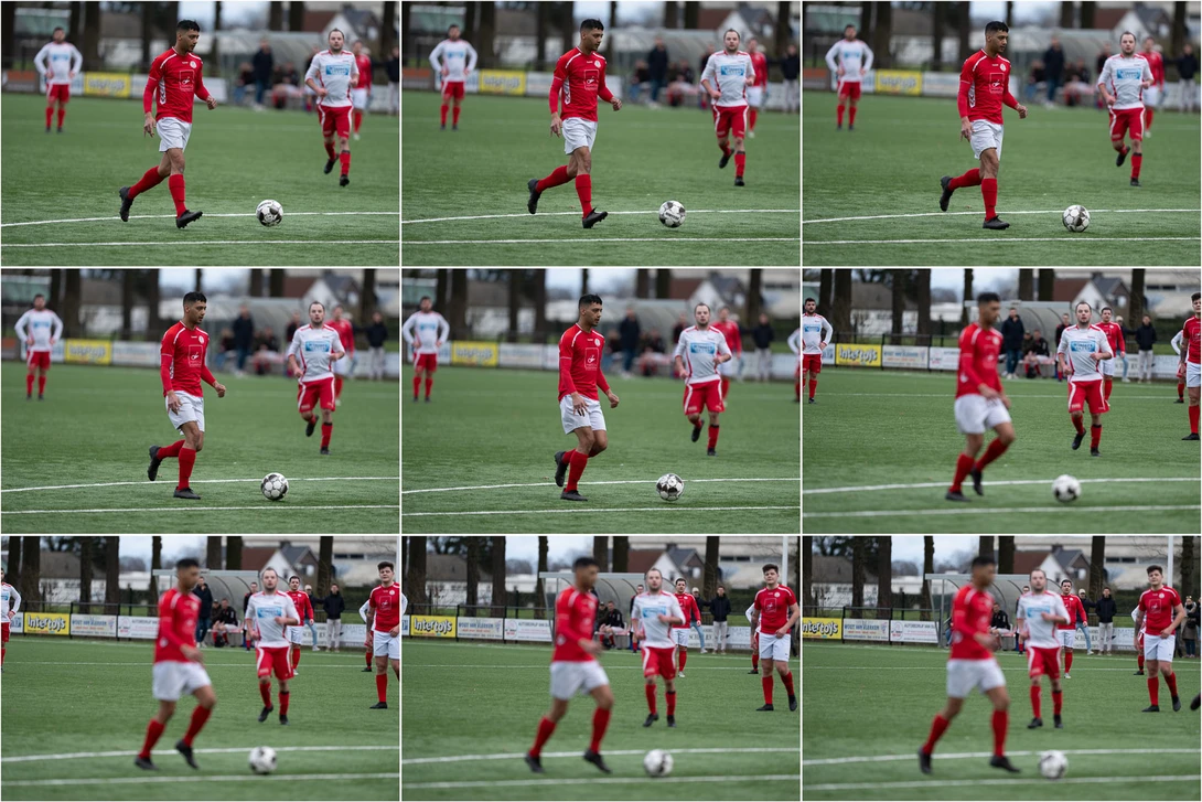 Another example where the focus tracking shows strange behaviour. It decides that a person in the back is more important. This situation should be a problem for the AI powered tracking. (unedited raw images)