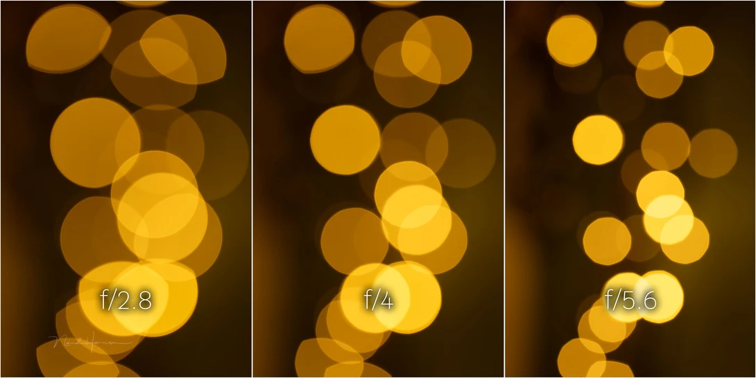 The bokeh rings look great. There is some cat-eye at the corners.