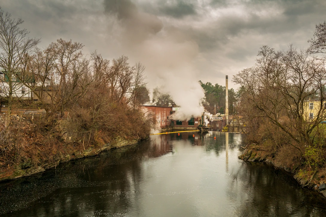 the paper mill on the sugar river